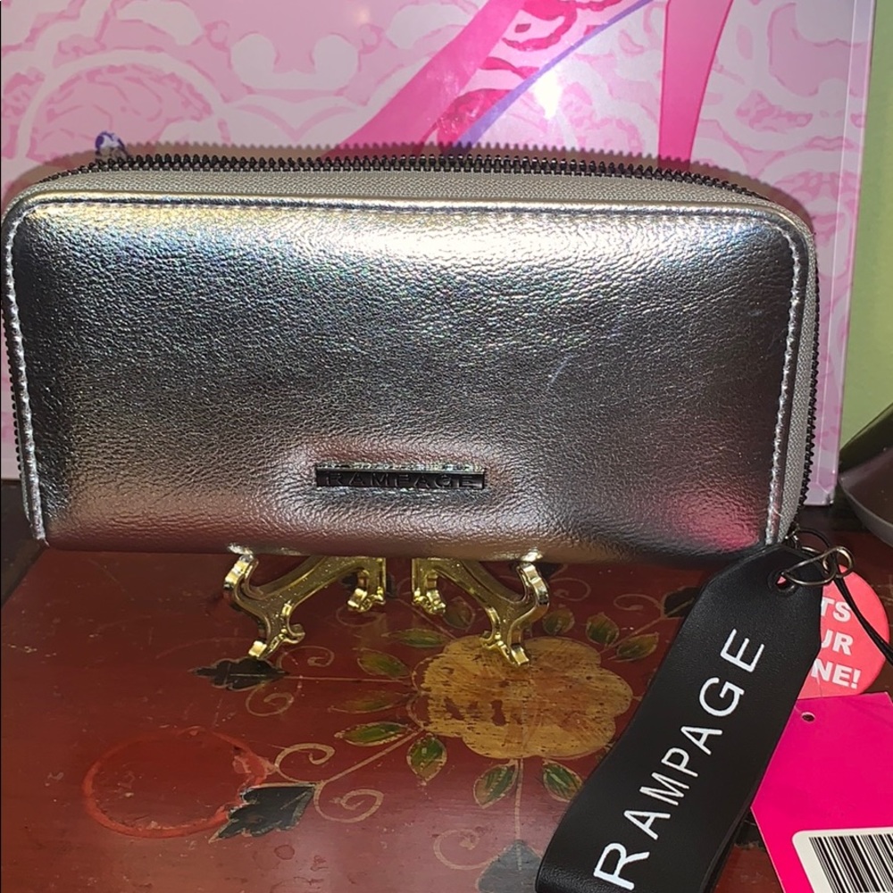 Silver Metallic wallet